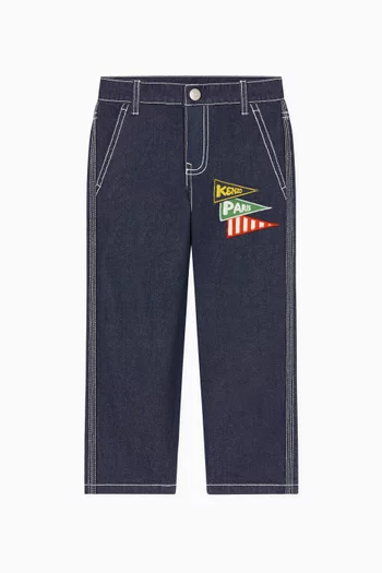 Sailor Logo Jeans in Denim