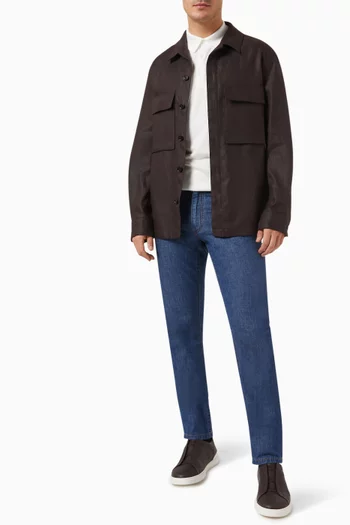 Oasi Lino Overshirt in Linen