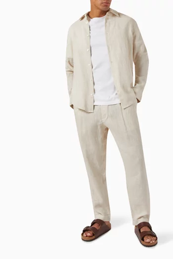Slim-fit Shirt in Linen