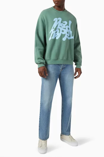 Flow Crewneck Sweatshirt in Fleece