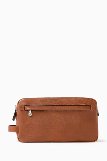 Wash Bag in Calf Leather