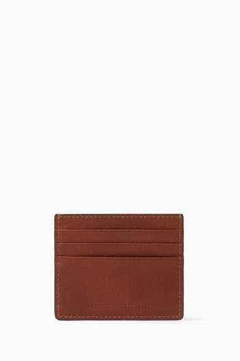 Mini Card Case in Calf Leather