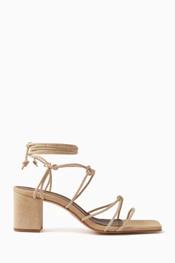 Paloma 65 Sandals in Suede Leather