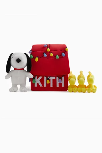 x Peanuts Snoopy Doghouse Plush Toy Set