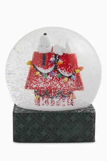 Kith x Peanuts Snoopy House Snow Globe in Glass