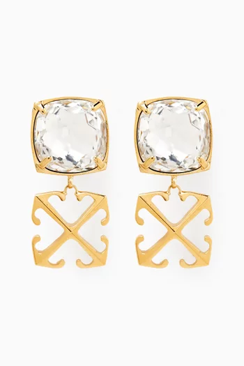 Arrow Crystal-embellished Earrings