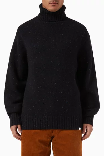 Gary Fleck Turtleneck Sweater in Wool Blend
