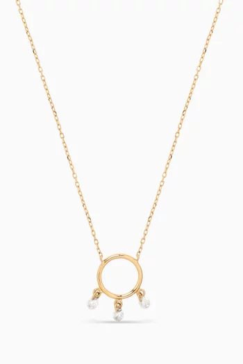 Boheme Diamond Necklace in 18kt Yellow Gold