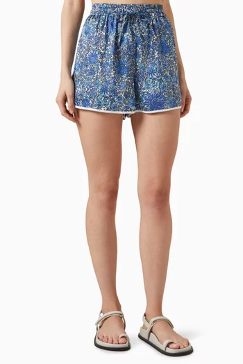 Floral-print Shorts