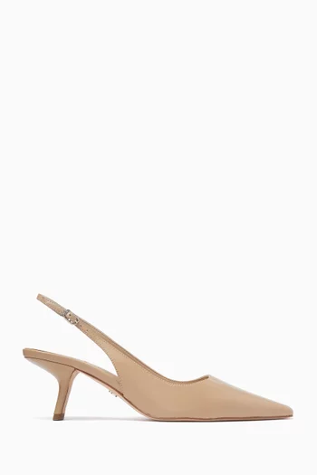 Bianka 60 Slingback Pumps in Nappa