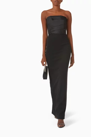 Afra Maxi Dress in Crepe