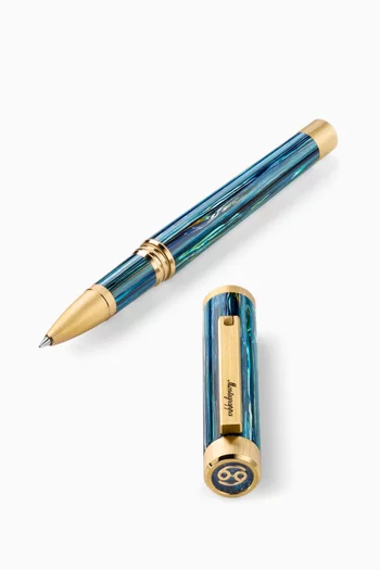 Zero Zodiac Cancer Rollerball Pen in Resin