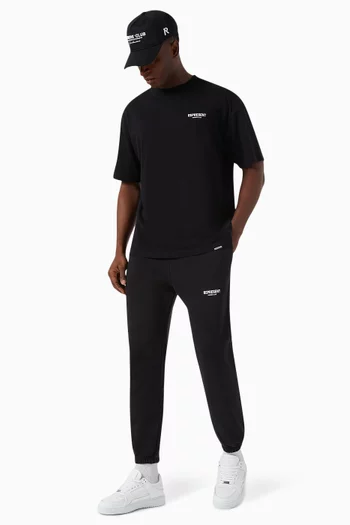 بنطال رياضي بشعار أونرز كلوب قطن بنسيج بارز