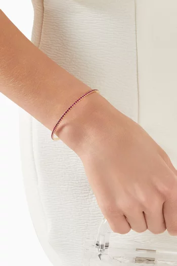 Ruby Bangle in 18kt Yellow Gold