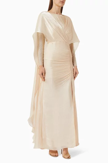 Crystal-embellished Sleeve Dress