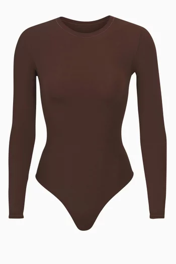 Fits Everybody Crewneck Long-sleeve Bodysuit
