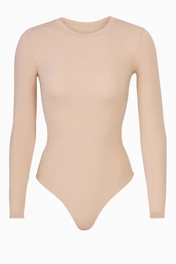 Buy SKIMS Grey Seamless Sculpt Mid Thigh Bodysuit for Women in Saudi