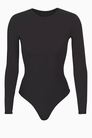 Buy SKIMS Neutral Seamless Sculpt Mid Thigh Bodysuit for Women in Saudi