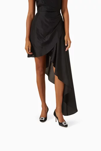 Hangisi 70 Buckle Pumps in Satin