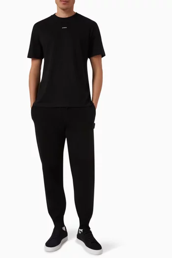 Elasticated Waistband Joggers in Viscose Blend