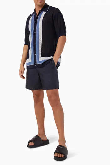 Logo Swim Shorts in Re-Nylon