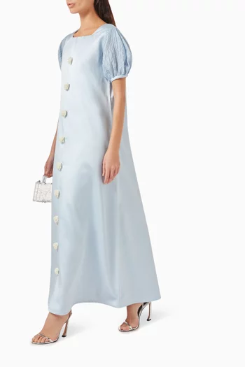 Jemila Maxi Dress in Satin