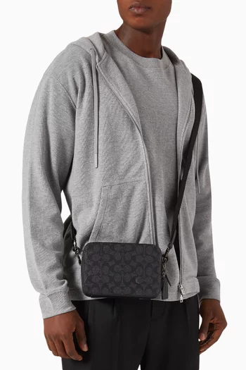 Charter Crossbody 19 Bag in Signature Coated Canvas
