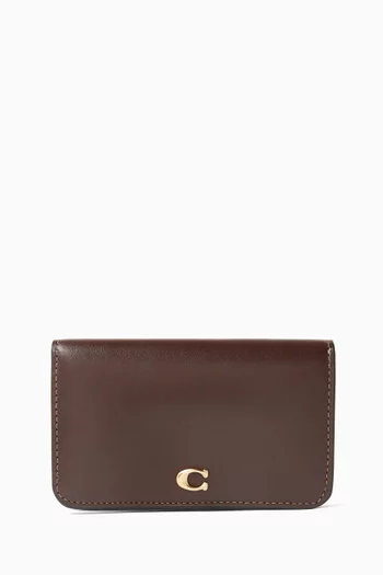 Essential Card Case in Leather