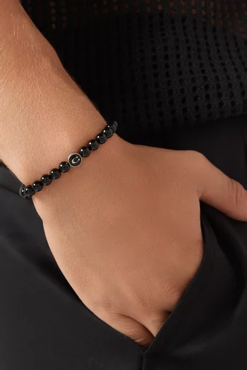 Beaded C Stretch Bracelet