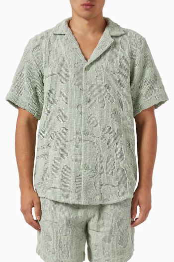 Galbanum Cuba Shirt in Crochet