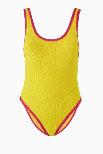 The Showtime Duo One-piece Swimsuit in Stretch Nylon