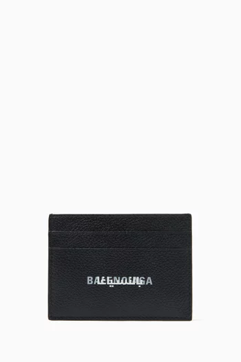 Cash Card Holder in Grained Leather