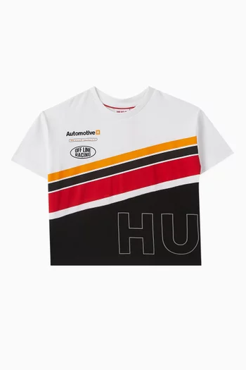Racing Graphic T-shirt in Organic Cotton-jersey