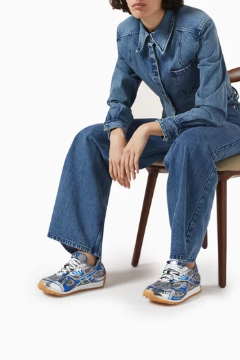 Orbit Sneakers in Technical Fishnet