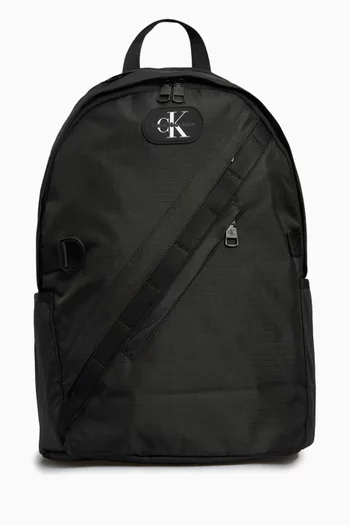 Round Backpack in Recycled-ripstop