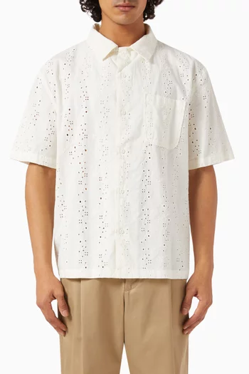 Broderie Shirt in Cotton