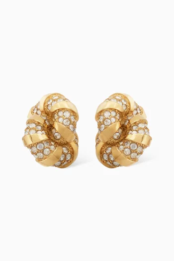 Mélodie Earrings in Brass