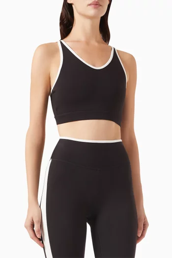 Freestyle Sustainable Sports Bra Crop Top Black
