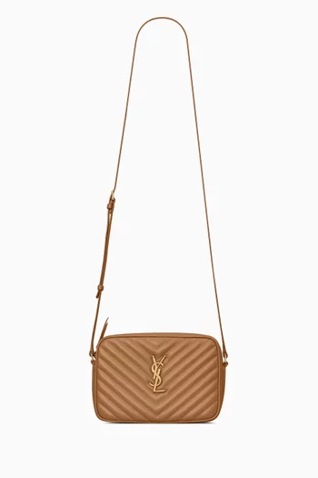 Lou Camera Shoulder Bag in Quilted Leather