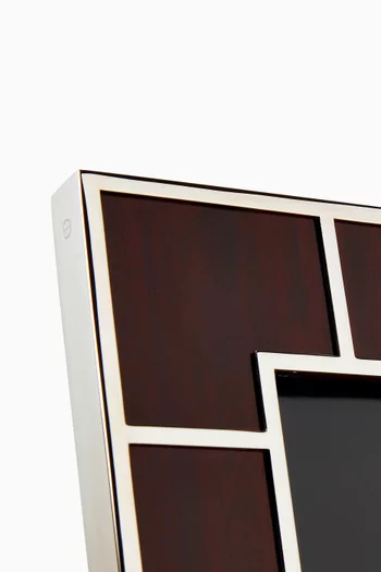 Hilding Frame in Wood Veneer & Stainless Steel