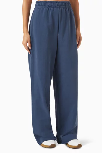 Wide-leg Pants in French-terry