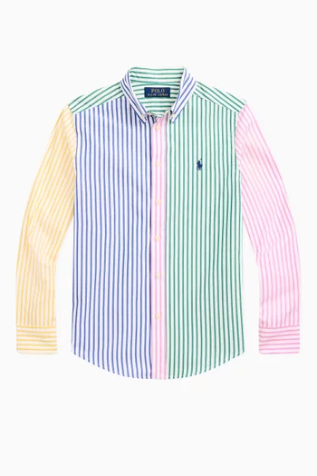 Striped Fun Shirt in Cotton-poplin