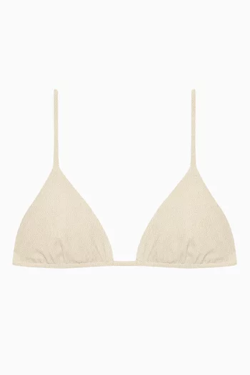 Product  Ribbed Vera Bikini Top - Cream