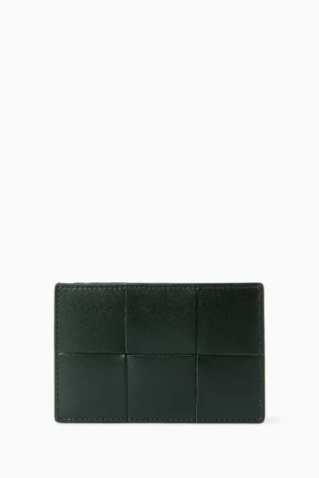 Cassette Credit Card Case in Leather