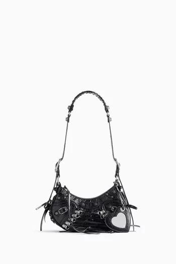 Le Cagole XS Corset Shoulder Bag in Arena Lambskin