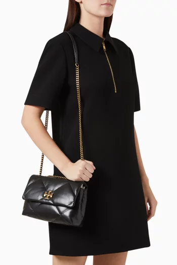 Kira Convertible Shoulder Bag in Quilted Leather