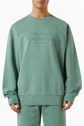 Bowery Miller Sweatshirt in Cotton Loopback Terry