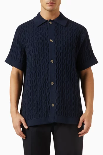 Garrett Shirt in Cotton Knit