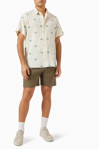Otto Shorts in Linen-blend