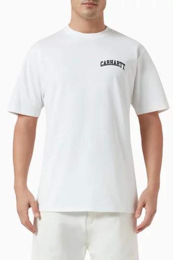 University Script T-shirt in Cotton-jersey